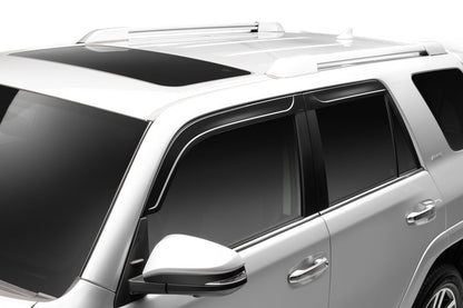 Husky Liners Low Profile Ventvisor Deflector; Smoke; Outside Mount; 4 pc.