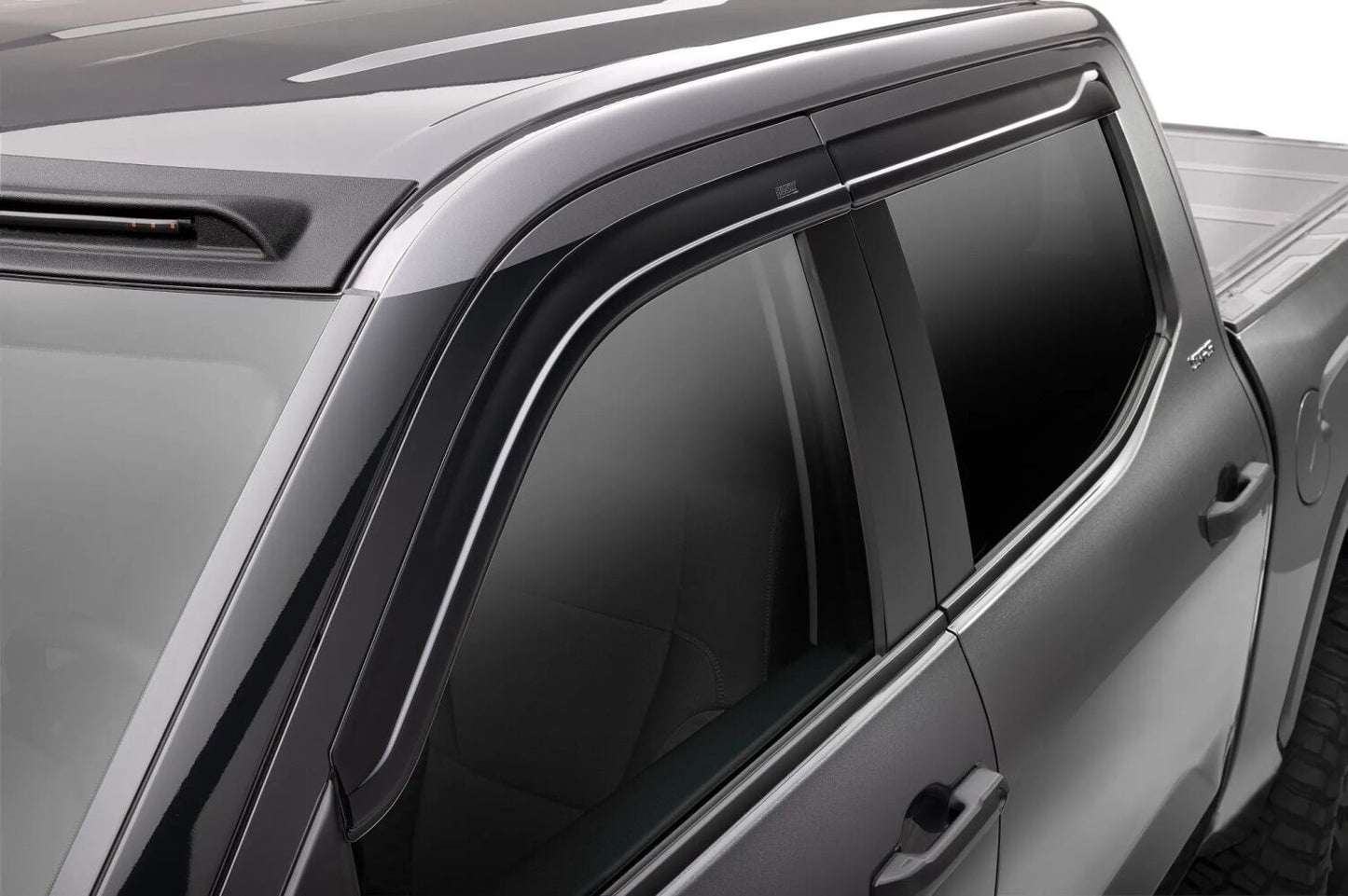 Husky Liners Low Profile Ventvisor Deflector; Smoke; Outside Mount; 4 pc.