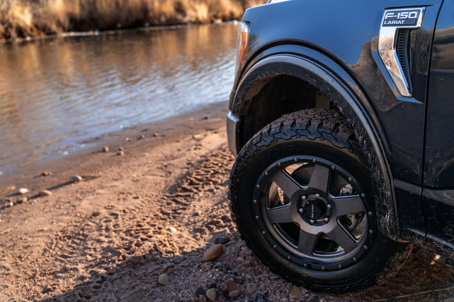 Husky Liners OE Style Fender Flares Black Smooth Finish 4-Piece Set