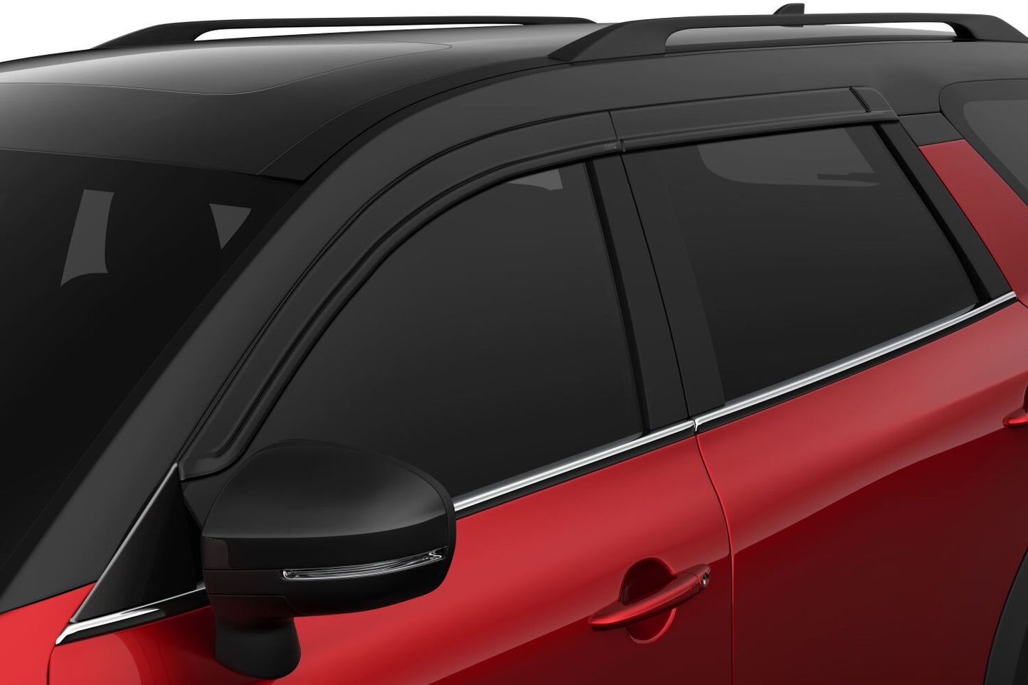 Husky Liners Low Profile Ventvisor Deflector; Smoke; Outside Mount; 4 pc.