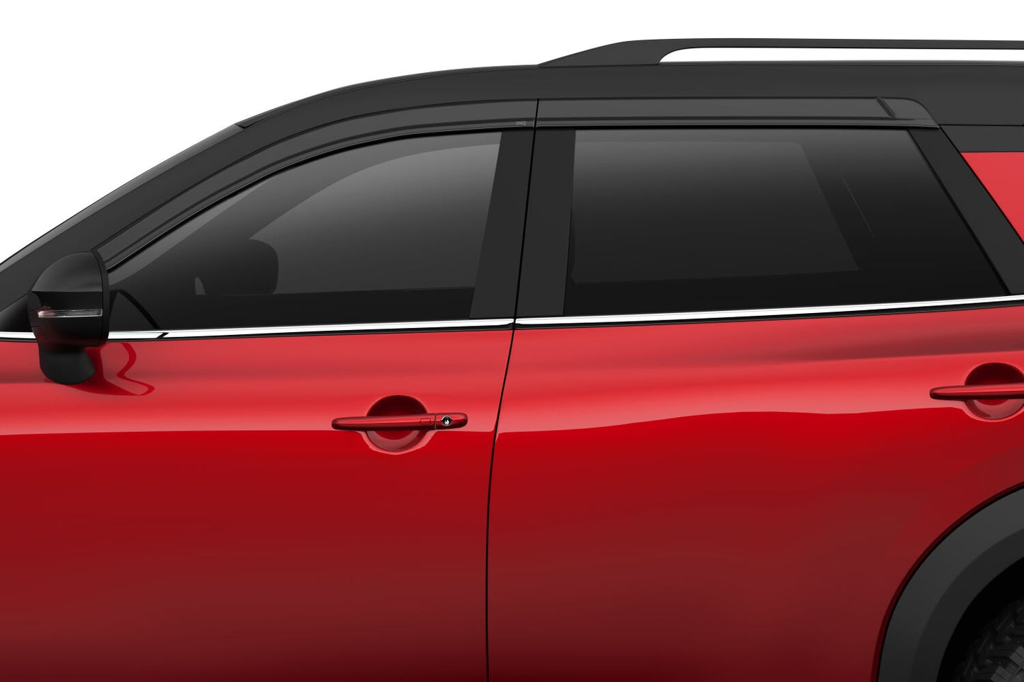 Husky Liners Low Profile Ventvisor Deflector; Smoke; Outside Mount; 4 pc.