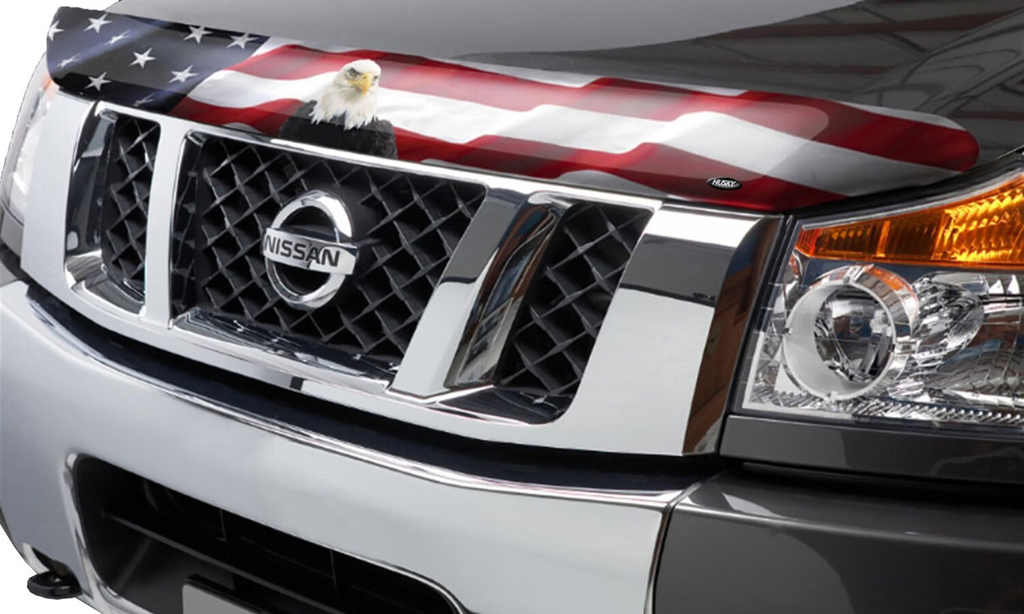 Husky Liners Eagle American Flag Bug Shield