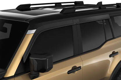 Husky Liners Low Profile Ventvisor Deflector; Smoke; Outside Mount; 4 pc.