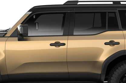 Husky Liners Low Profile Ventvisor Deflector; Smoke; Outside Mount; 4 pc.