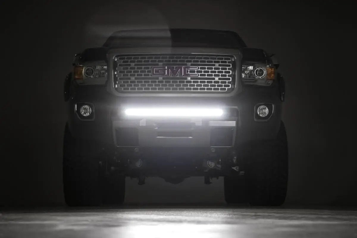 Rough Country LED Light Mount | Bumper | 30" | Chevy/GMC Canyon/Colorado 2WD/4WD (15-22) by Rough Country