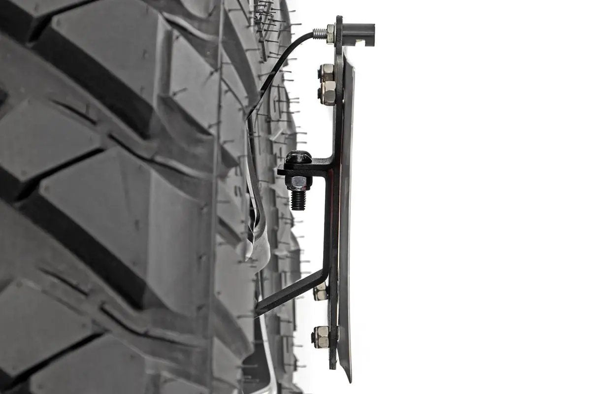 Rough Country License Plate Relocation Bracket | Jeep Wrangler JK/Wrangler Unlimited (07-18) by Rough Country