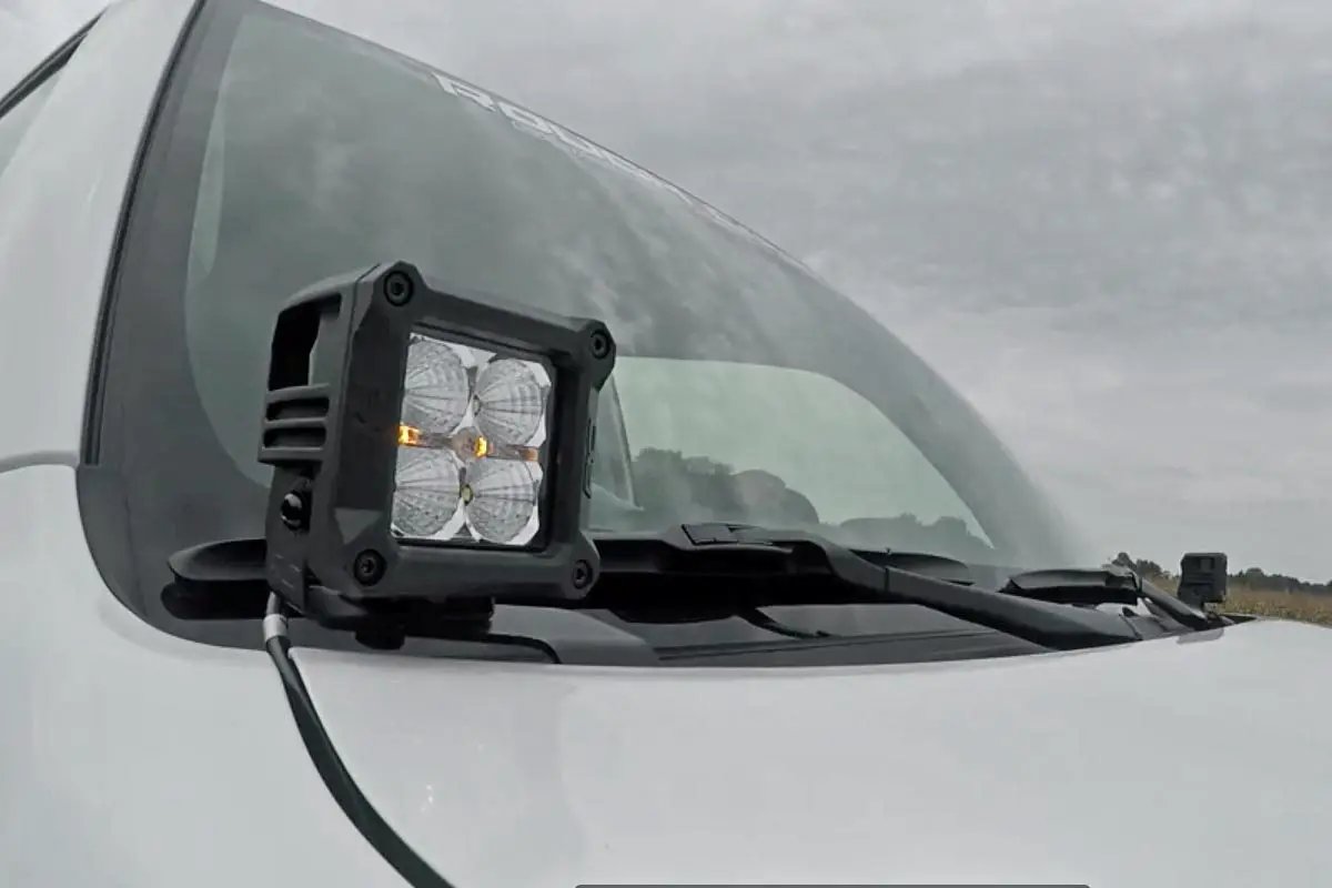 Rough Country LED Light Kit | Ditch Mount | 2" Black Pair | White DRL | Toyota 4Runner (10-24) by Rough Country