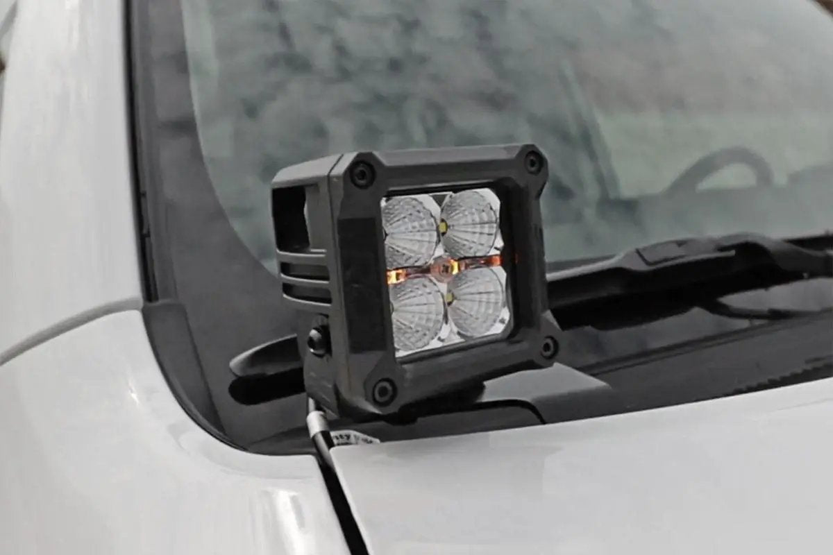 Rough Country LED Light Kit | Ditch Mount | 2" Spectrum Spot Pair | Toyota 4Runner (10-24) by Rough Country