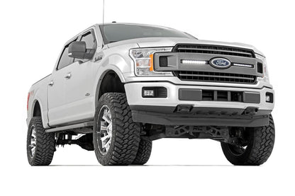 Kit de luces LED | Montaje en parrilla | Par de 10" Slimline negras | Ford F-150 (18-20)