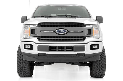 Kit de luces LED | Montaje en parrilla | Par de 10" Slimline negras | Ford F-150 (18-20)