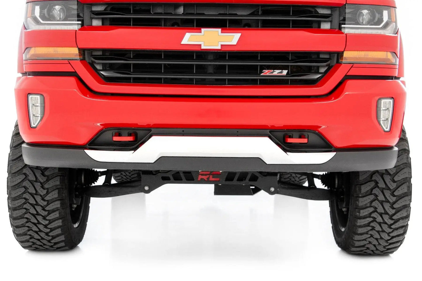 Rough Country Tow Hooks | Forged | Red | Chevy Silverado 1500 2WD/4WD (2014-2018 & Classic) by Rough Country