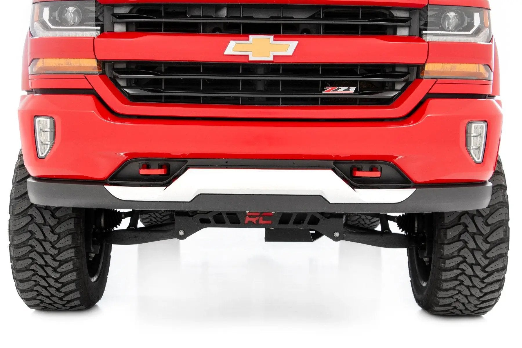 Rough Country Tow Hooks | Forged | Red | Chevy Silverado 1500 2WD/4WD (2014-2018 & Classic) by Rough Country