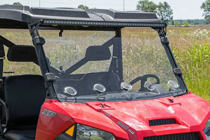Rough Country Vented Full Windshield | Scratch Resistant | Polaris Ranger 1000/Ranger XP 900/1000 by Rough Country