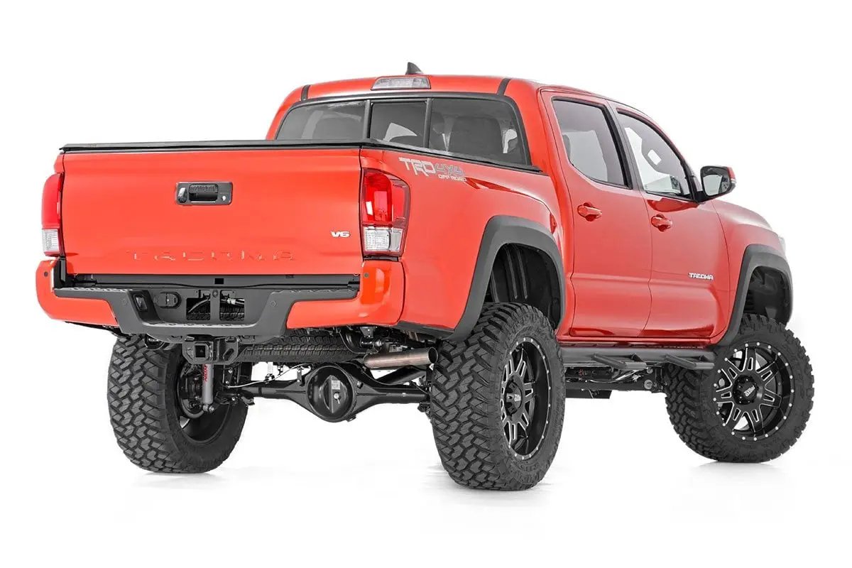 Rough Country Soft Tri-Fold Bed Cover | 5' Bed | Dbl Cab | Toyota Tacoma 2WD/4WD (16-23) by Rough Country
