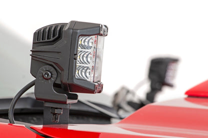 Kit de luces LED | Montaje en zanja | Par de 2" Spectrum | Spot | Chevy Silverado 1500 (19-26)