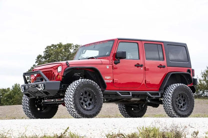 Rough Country 4 Inch Lift Kit | Long Arm | Jeep Wrangler Unlimited 4WD (2012-2018) by Rough Country