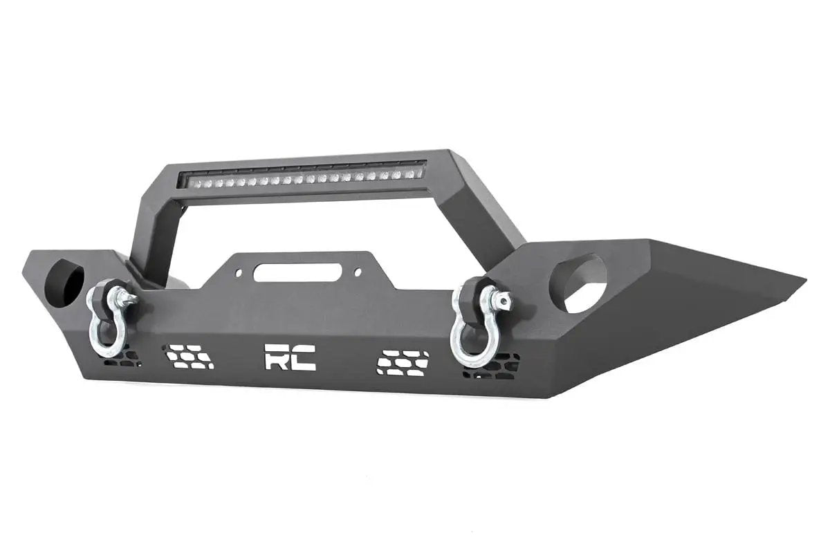 Rough Country Front Bumper | Sport | OE Fog | Jeep Gladiator JT/Wrangler JK & JL/Wrangler Unlimited by Rough Country