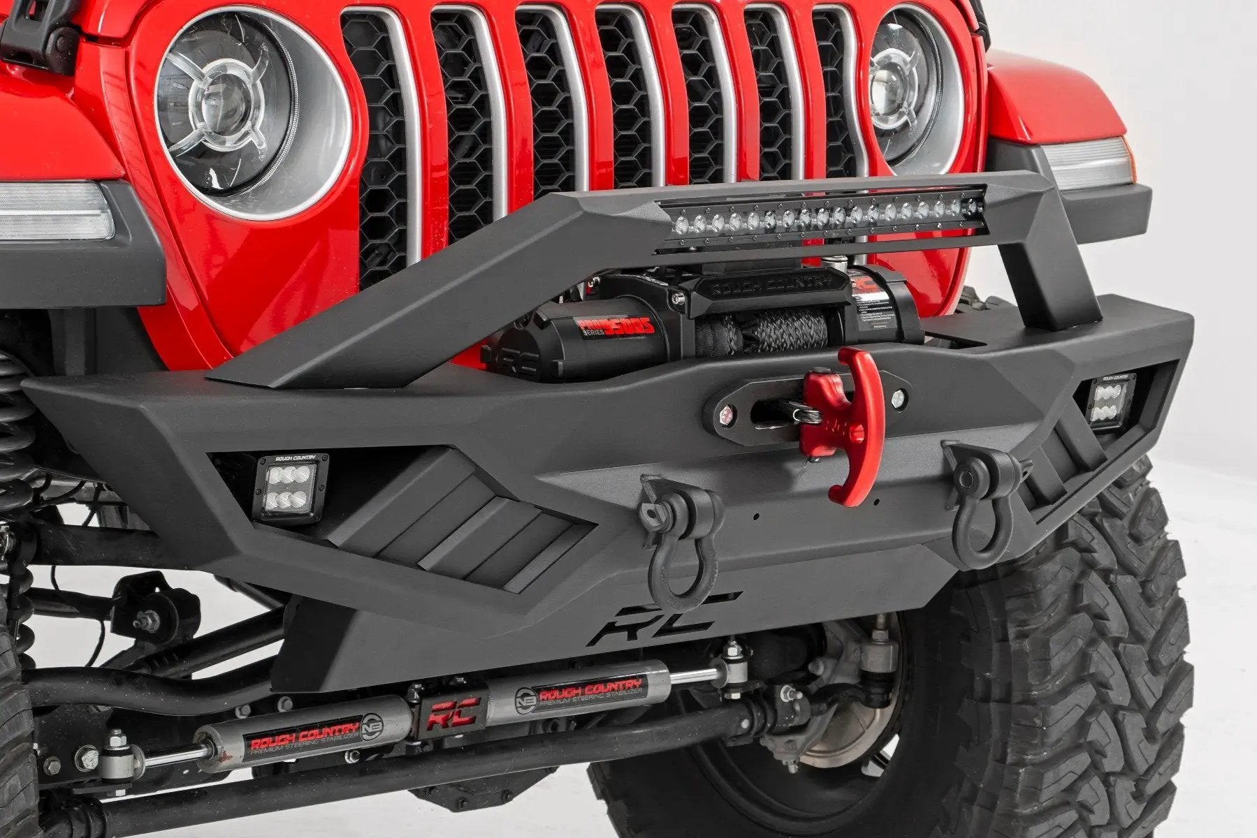 Rough Country Winch Cleat (Red) by Rough Country