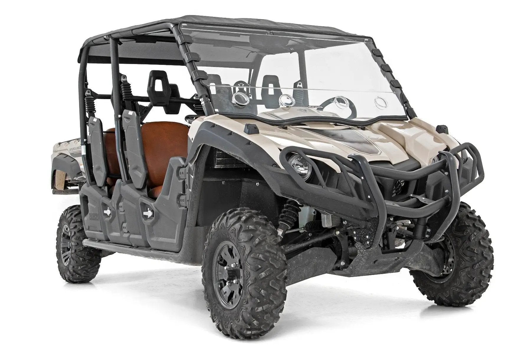 Rough Country Vented Full Windshield | Scratch Resistant | Yamaha Viking 700 by Rough Country