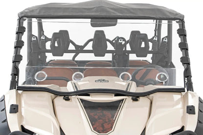 Rough Country Vented Full Windshield | Scratch Resistant | Yamaha Viking 700 by Rough Country