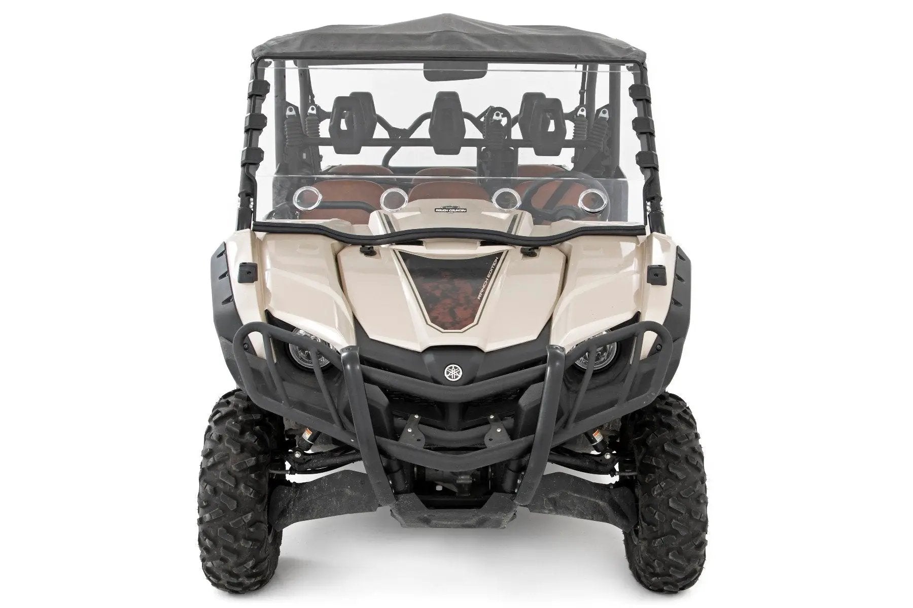 Rough Country Vented Full Windshield | Scratch Resistant | Yamaha Viking 700 by Rough Country