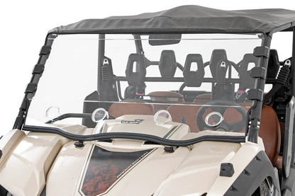 Rough Country Vented Full Windshield | Scratch Resistant | Yamaha Viking 700 by Rough Country