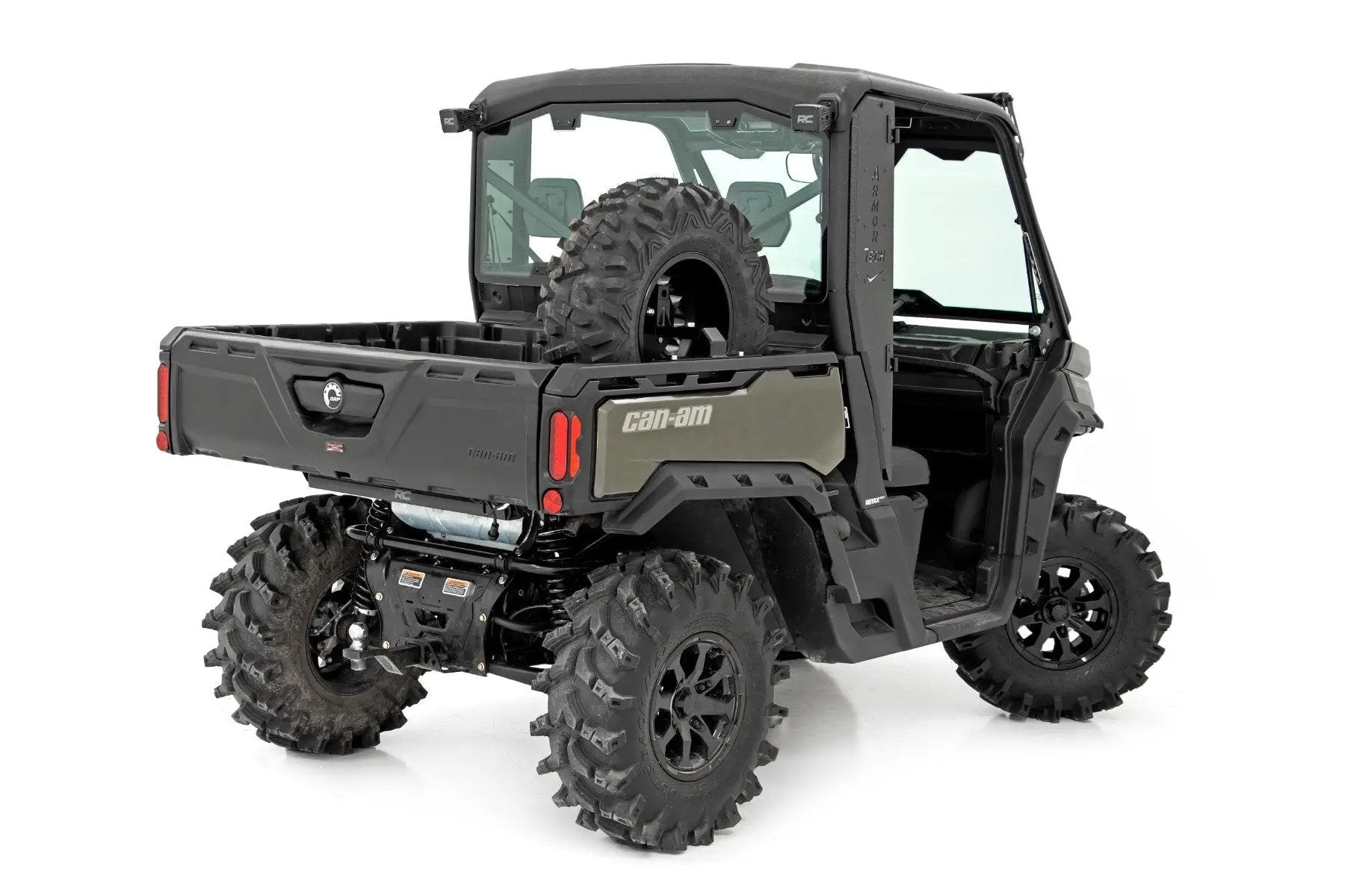 Rough Country Spare Tire Carrier | Bed Side Mount | Multiple Makes & Models (Can-Am/Polaris) by Rough Country