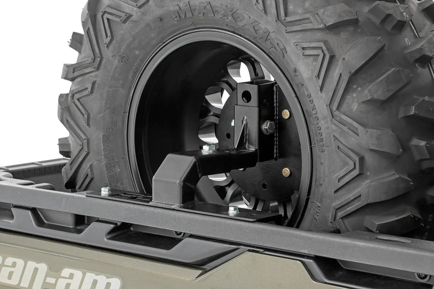 Rough Country Spare Tire Carrier | Bed Side Mount | Multiple Makes & Models (Can-Am/Polaris) by Rough Country
