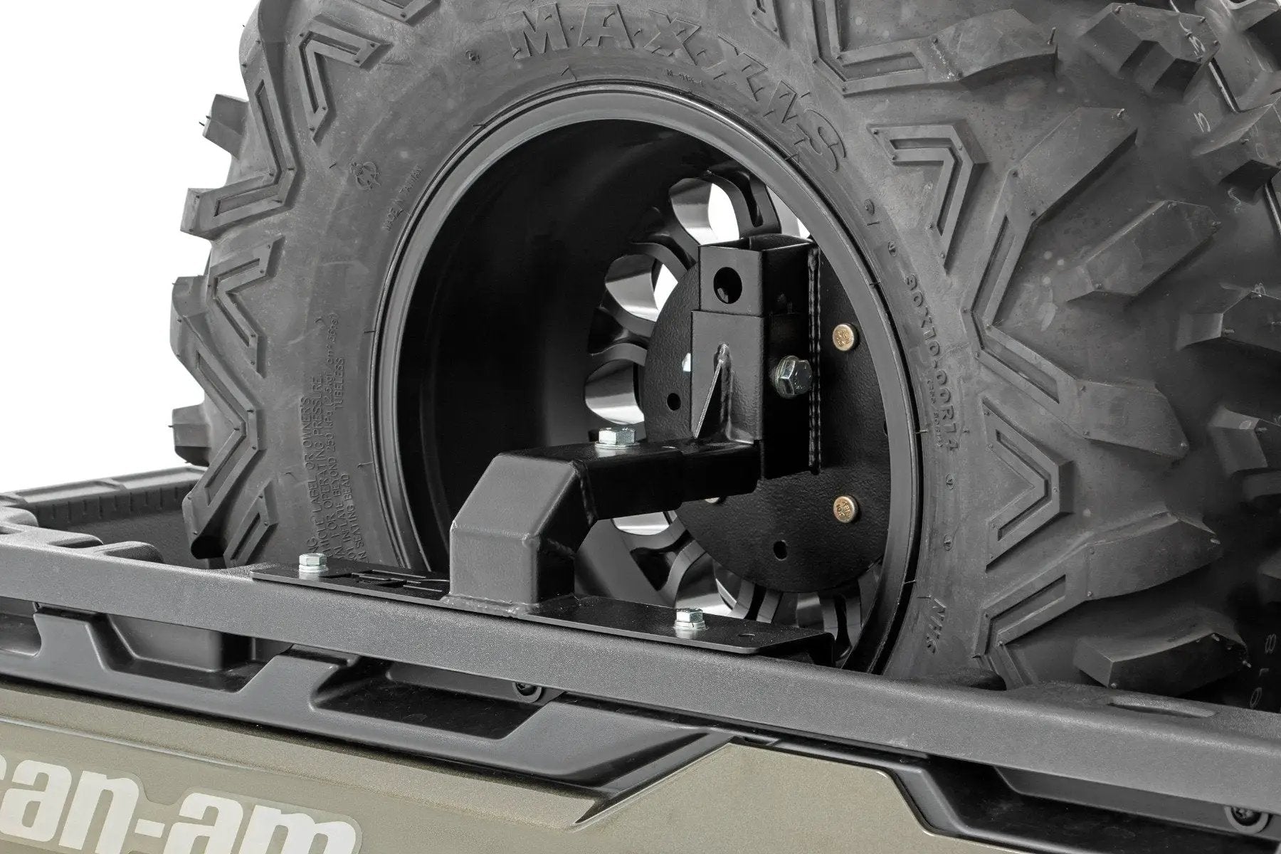 Rough Country Spare Tire Carrier | Bed Side Mount | Multiple Makes & Models (Can-Am/Polaris) by Rough Country