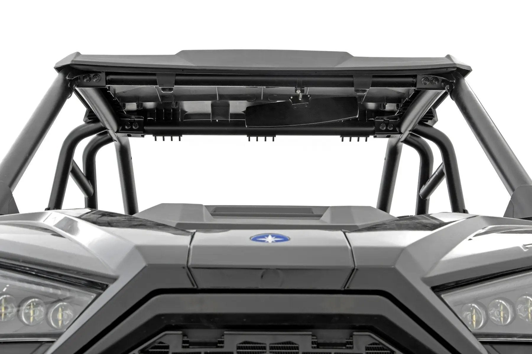 Rough Country UTV Aluminum Rear View Mirror | Dome Light| 12" | 1.75-2" Mount by Rough Country
