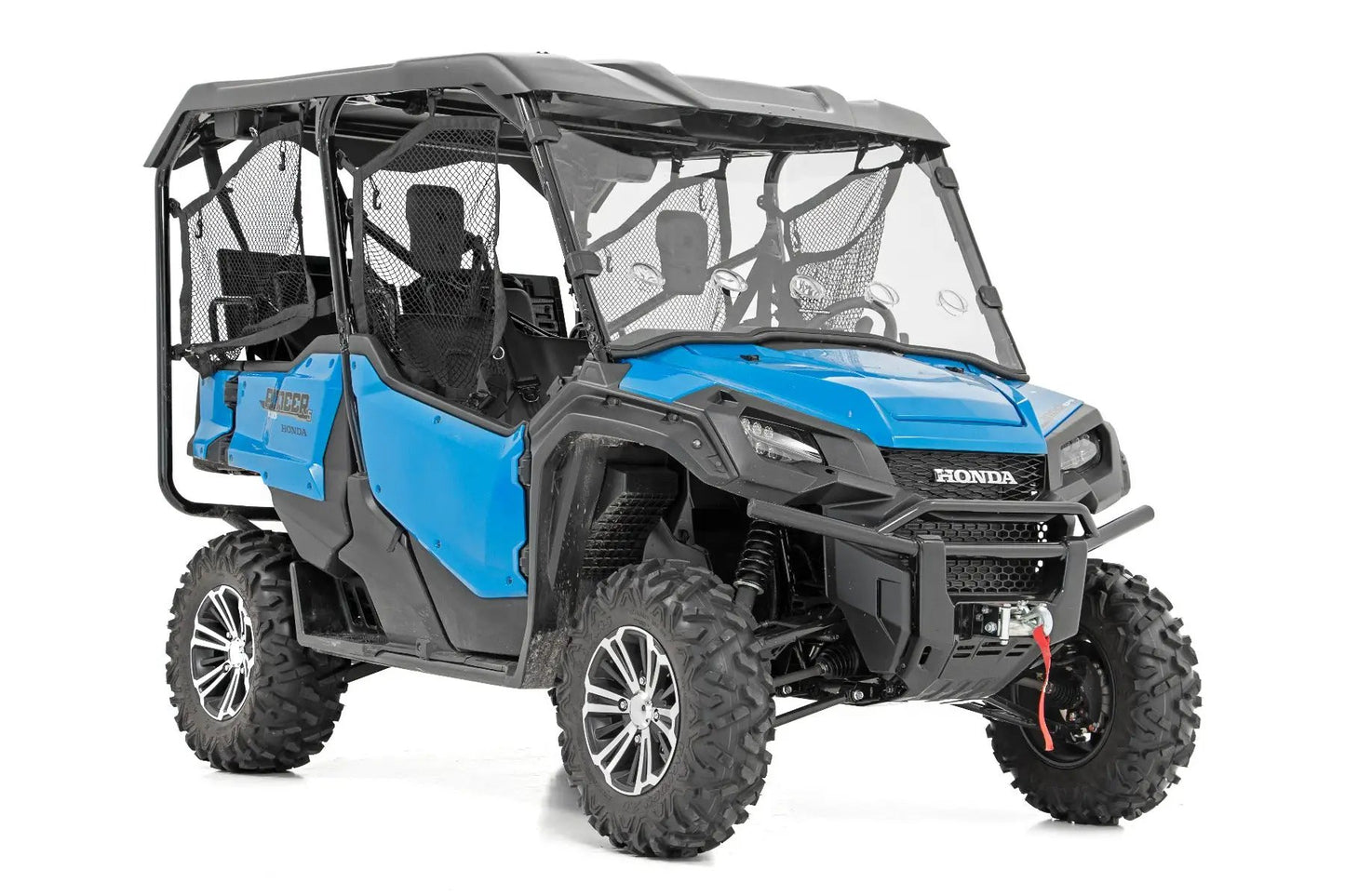 Rough Country Vented Full Windshield | Scratch Resistant | Honda Pioneer 1000 by Rough Country