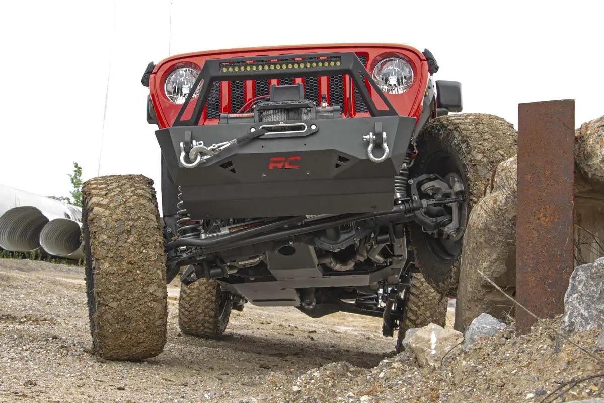Rough Country Skid Plate Combo | 3.6L | Engine | T-Case | Jeep Wrangler Unlimited (18-19) by Rough Country