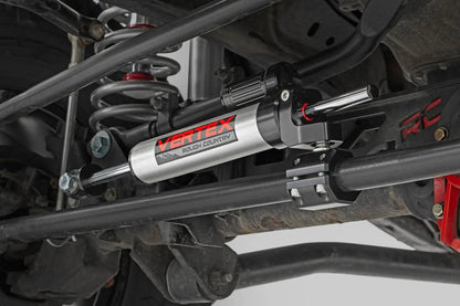 Rough Country Vertex Steering Stabilizer | Pass-Through | Jeep Wrangler JK/Wrangler Unlimited (07-18) by Rough Country