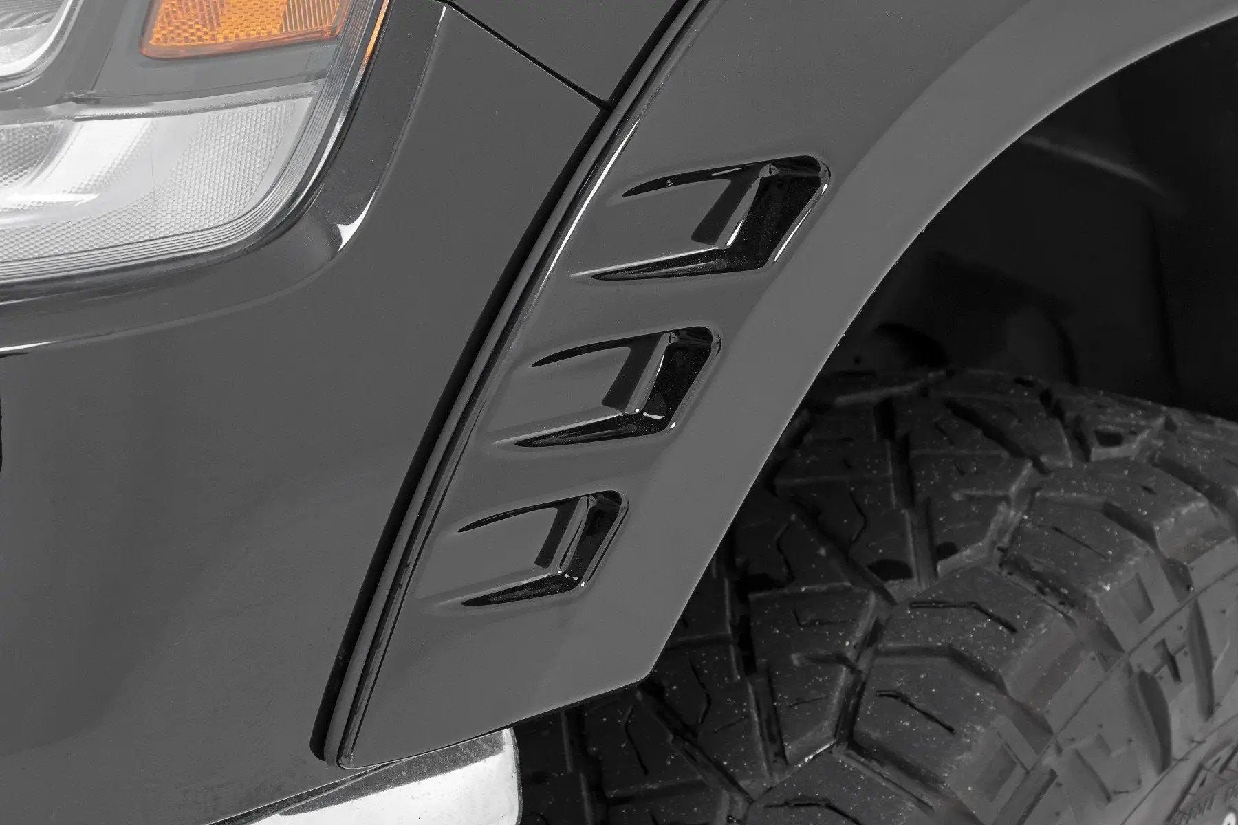 Rough Country Fender Flares | SF1 | PXQ Black | Ram 1500 2WD/4WD (2019-2024) by Rough Country