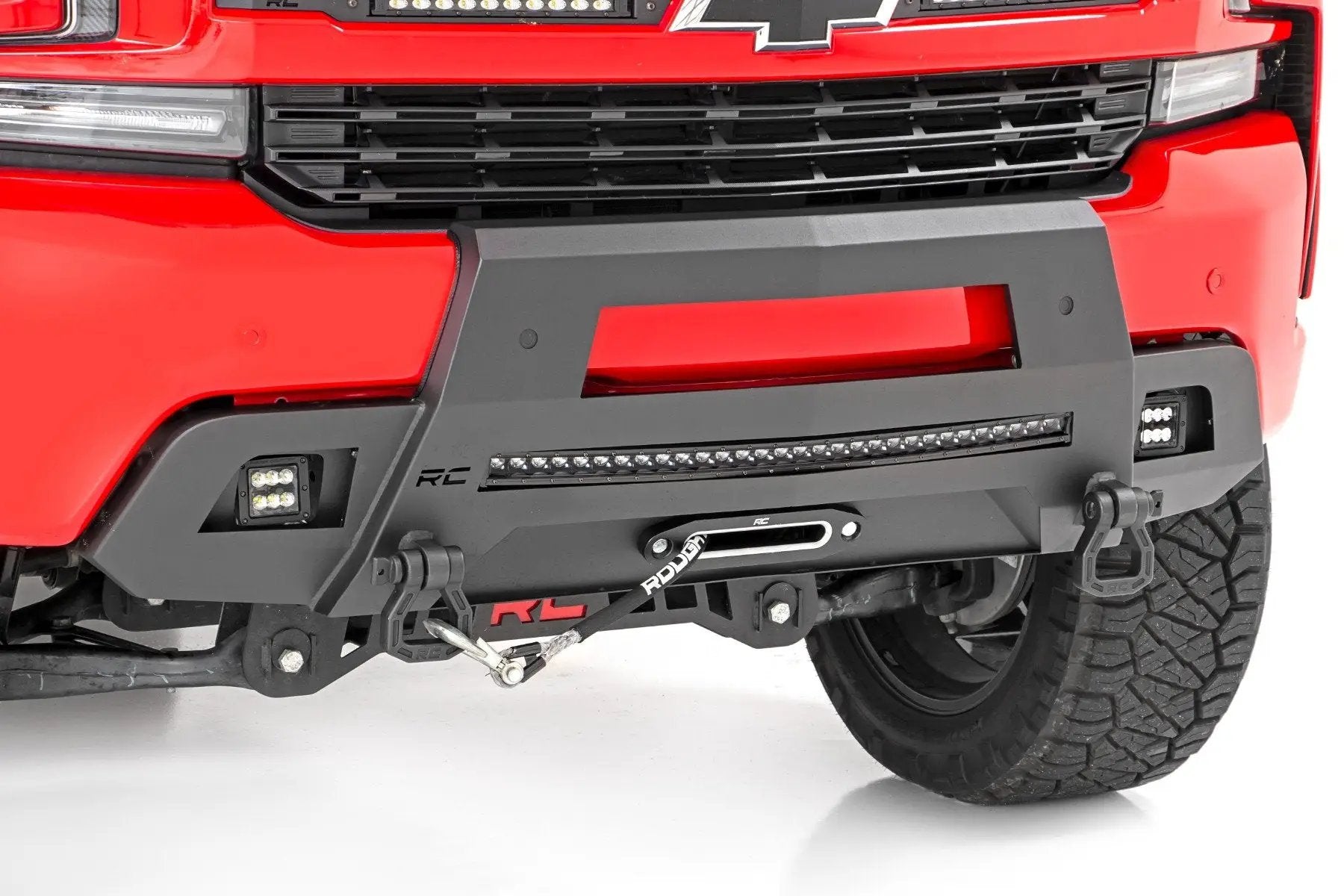 Rough Country Hidden Winch Bumper | Chevy Silverado 1500 2WD/4WD (2019-2022) by Rough Country
