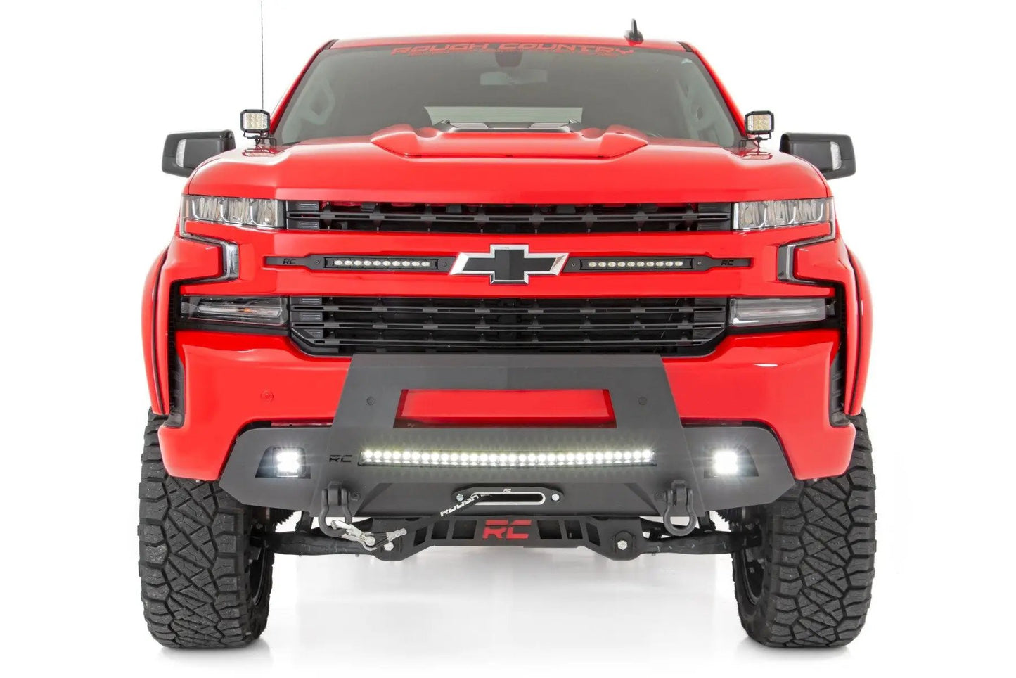 Rough Country Hidden Winch Bumper | Chevy Silverado 1500 2WD/4WD (2019-2022) by Rough Country