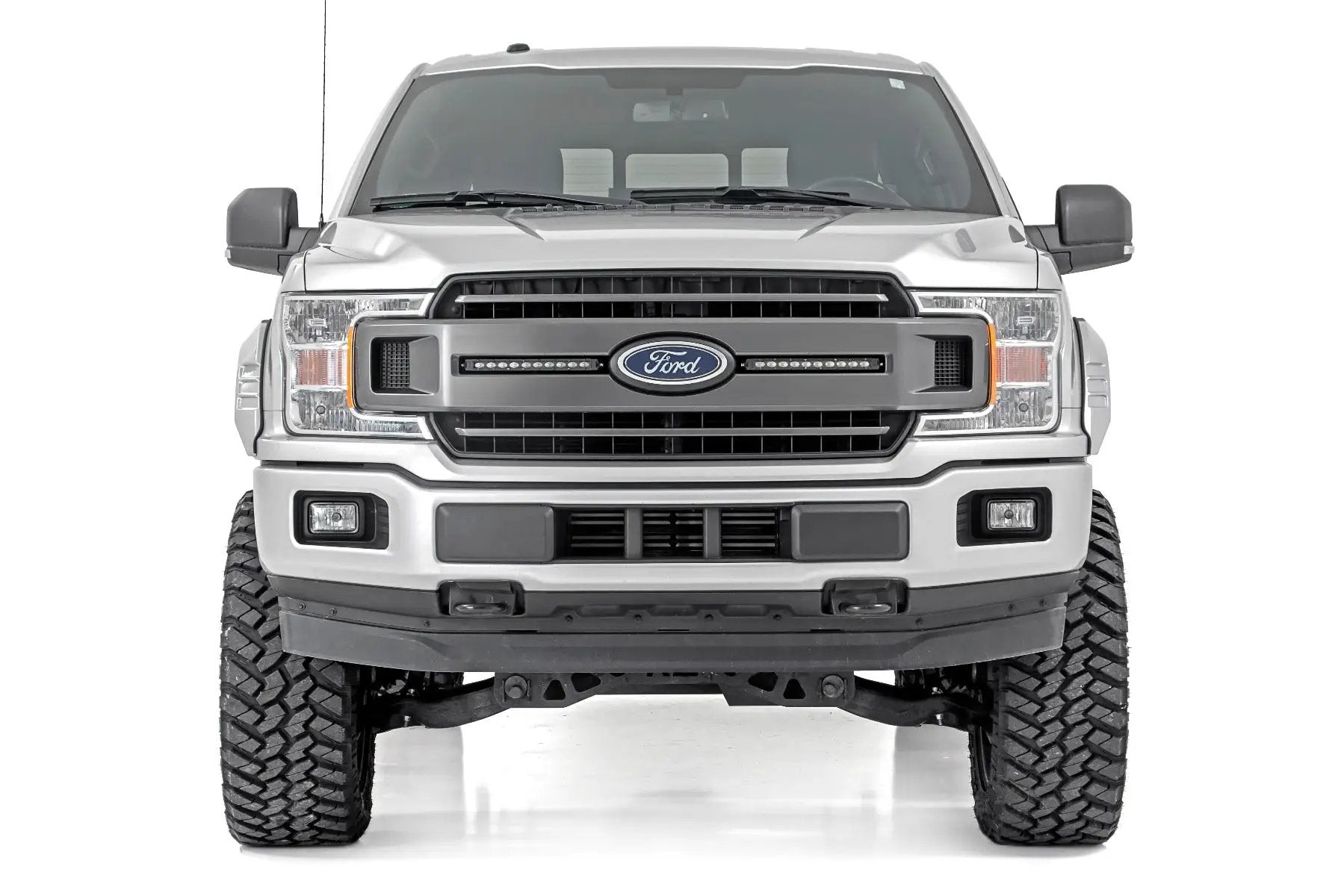 Rough Country Fender Flares | SF1 | UX Ingot Silver Metallic | Ford F-150 2WD/4WD (18-20) by Rough Country