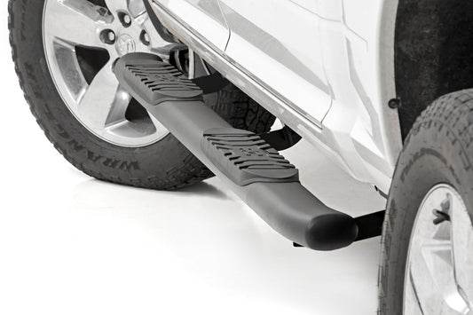 Estribo Nerf Ovalado | Cabina Doble | Negro | Ram 1500/2500/3500 2WD/4WD (2010-2025 y Clásico)