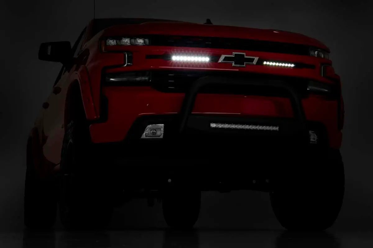 Rough Country 10 Inch Chrome Series LED Light Bar | Slim Line | Pair by Rough Country