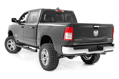 Rough Country Oval Nerf Step | Crew Cab | Black | Ram 1500 (19-26)/1500 TRX (21-24) by Rough Country