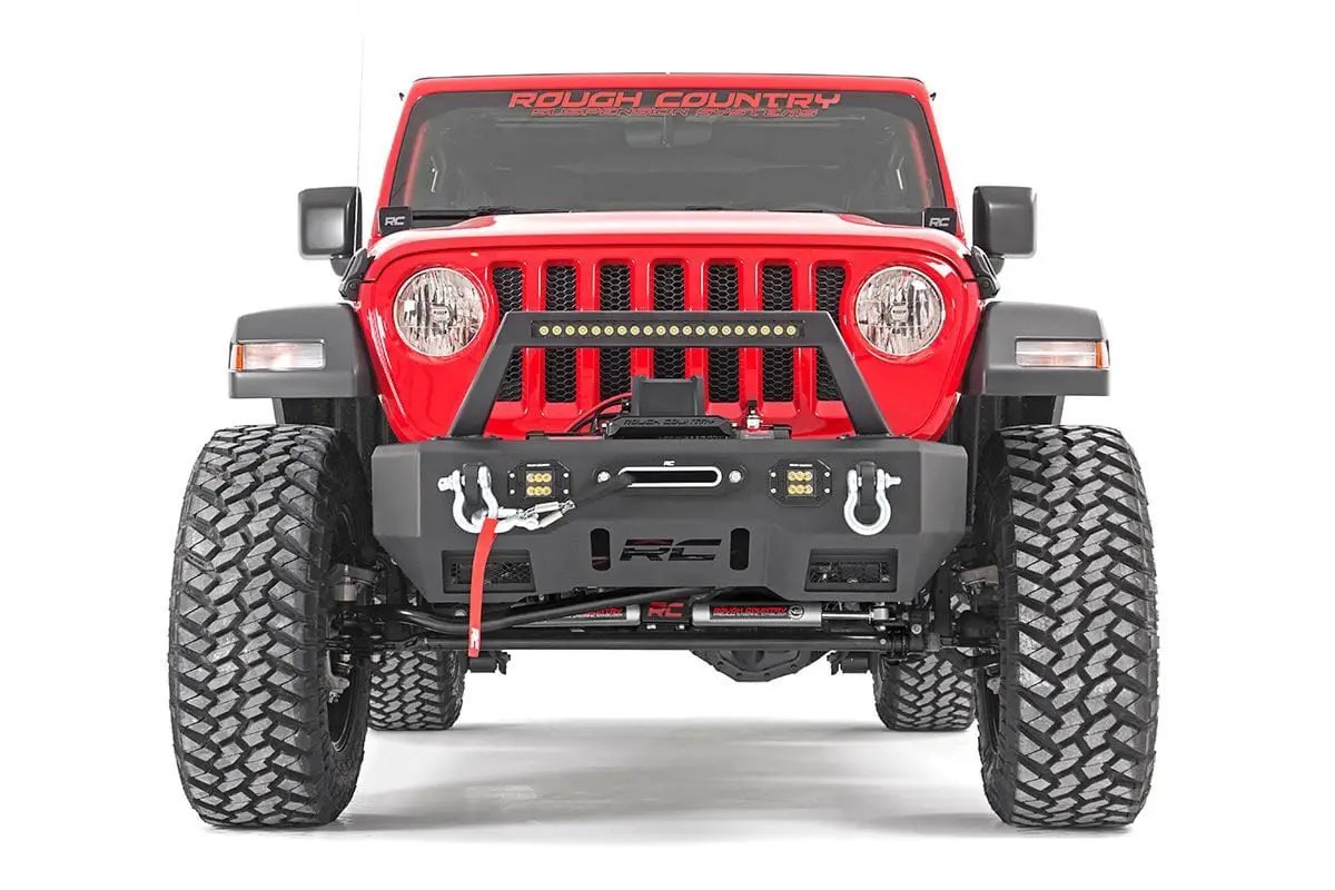Rough Country N3 Steering Stabilizer | Dual | 2.5-8 Inch Lift | Jeep Gladiator JT/Wrangler JL (18-26) by Rough Country