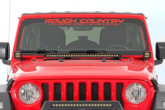 Rough Country LED Hood Kit | 30" | Spectrum Series | Jeep Gladiator JT/Wrangler JL (18-26)