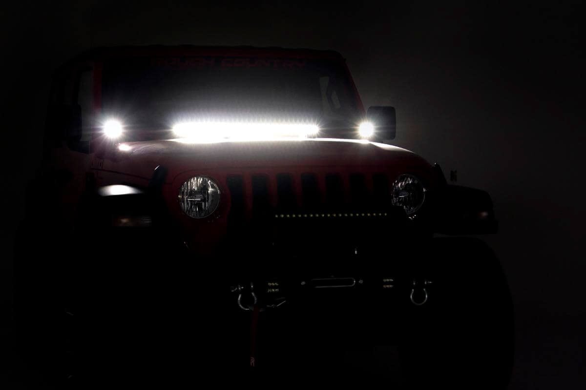 Kit de LED para Capó | 30" | Serie Spectrum | Jeep Gladiator JT/Wrangler JL (18-26)