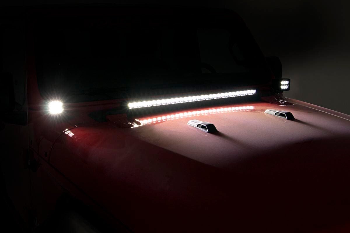Kit de LED para Capó | 30" | Serie Spectrum | Jeep Gladiator JT/Wrangler JL (18-26)