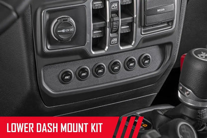 Rough Country MLC-6 | Muliple Light Controller | Lower Dash | Jeep Wrangler JL/Wrangler Unlimited (18-26) by Rough Country