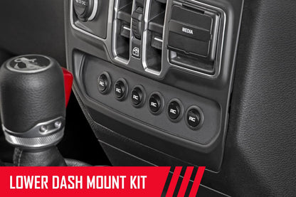 Rough Country MLC-6 | Muliple Light Controller | Lower Dash | Jeep Wrangler JL/Wrangler Unlimited (18-26) by Rough Country
