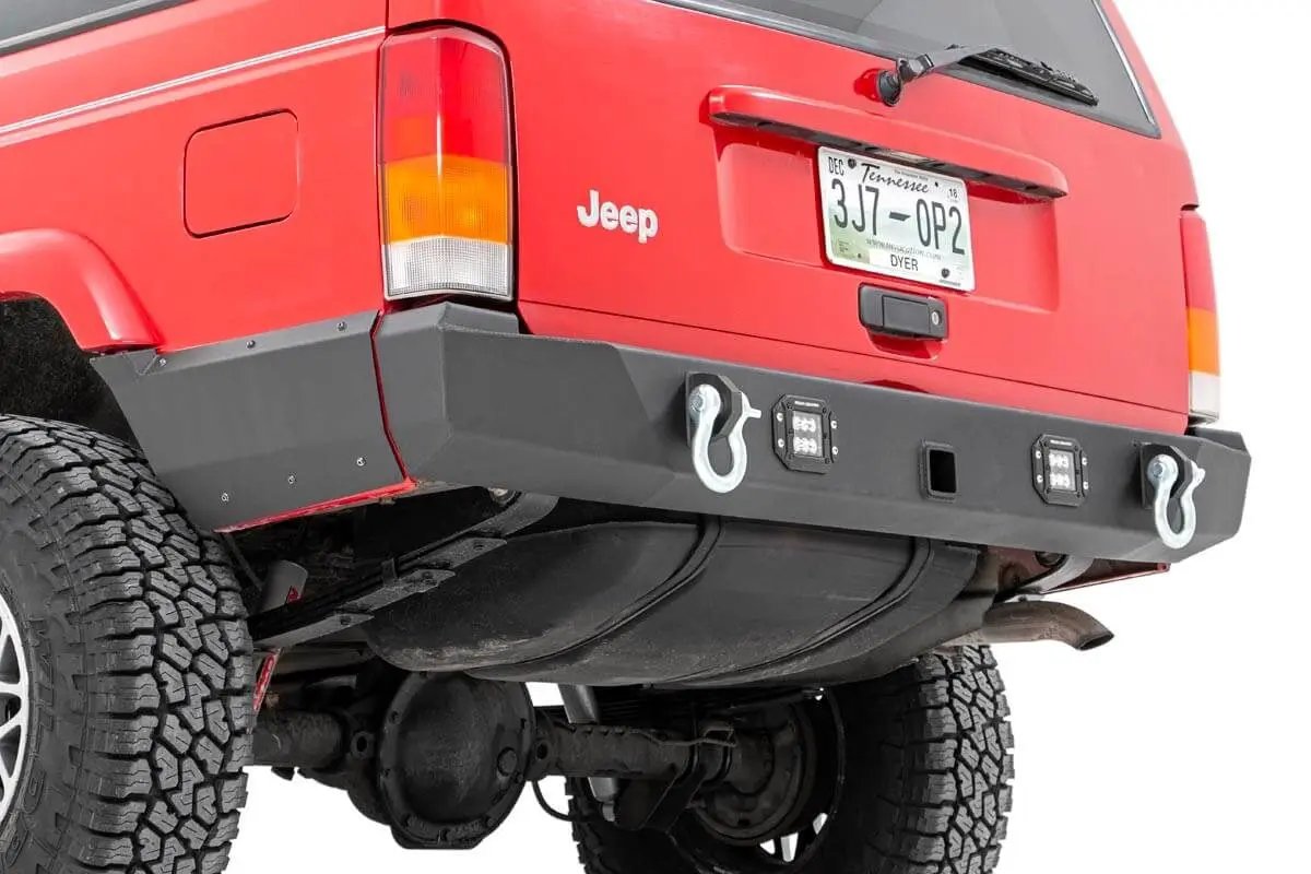 Rough Country Quarter Panel Armor | Rear | Factory Flare | Jeep Cherokee XJ 2WD/4WD (97-01) by Rough Country