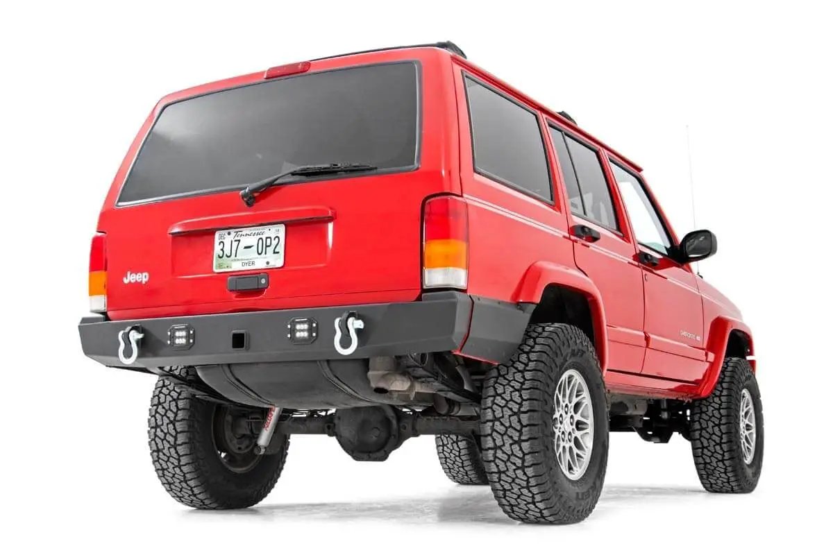Rough Country Quarter Panel Armor | Rear | Factory Flare | Jeep Cherokee XJ 2WD/4WD (97-01) by Rough Country