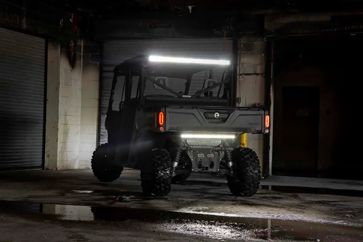 Rough Country 50" LED Light Kit | Rear Facing | Can-Am Defender HD5/HD8/HD9/HD10 by Rough Country