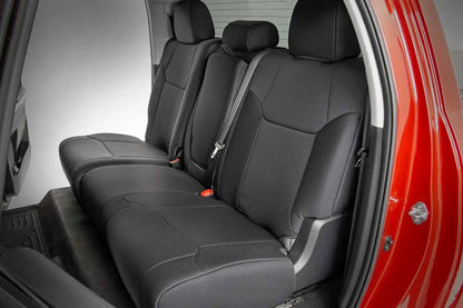 Rough Country Seat Covers | FR w/ Console Cover and Rear | Toyota Tundra 2WD/4WD (14-21) by Rough Country